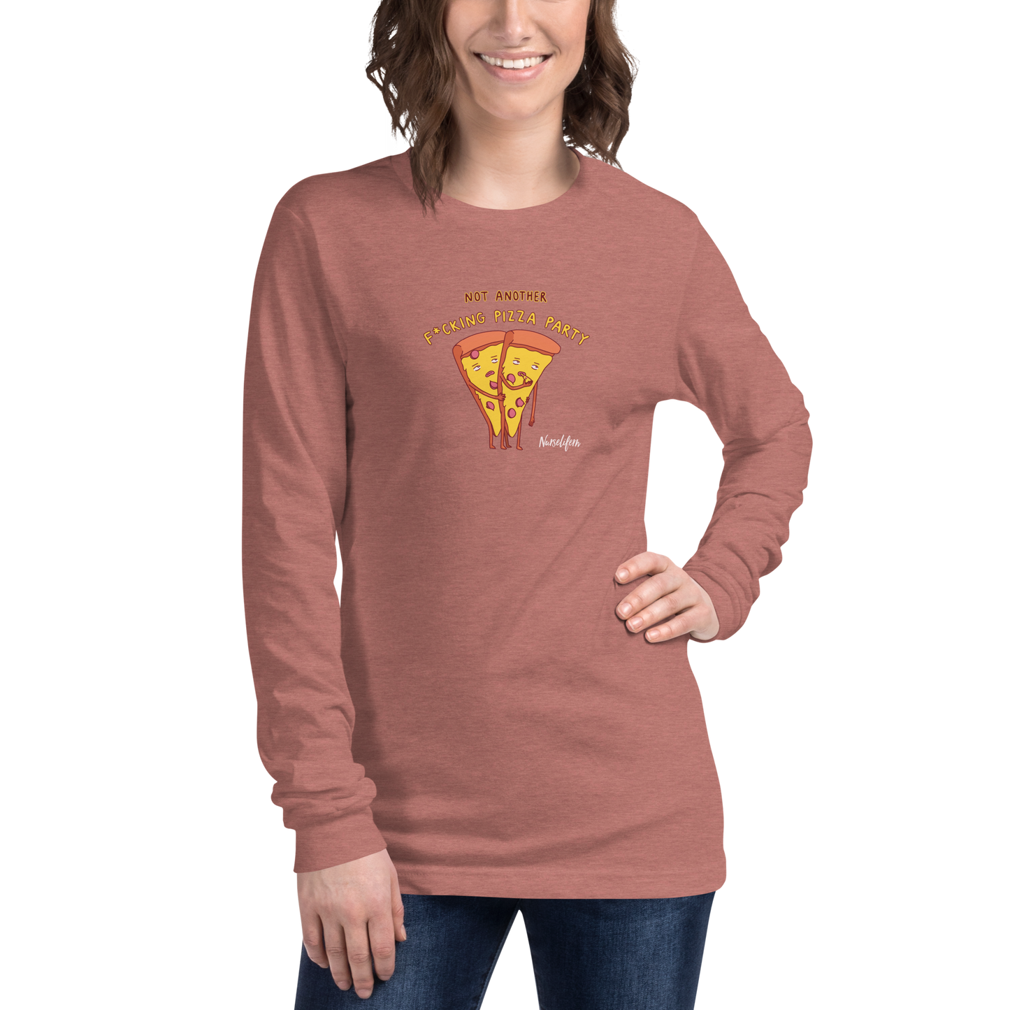 Not Another F*cking Pizza Party Long-sleeve